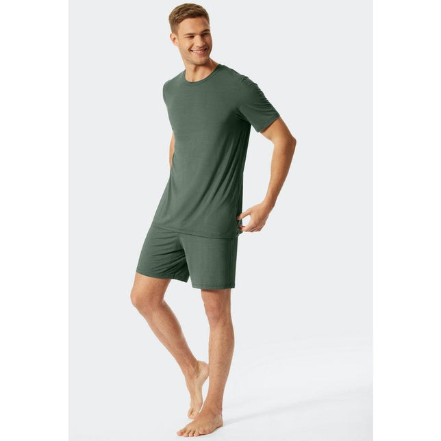 Schiesser Heren Pyjama set kort 176699 - Jambelles