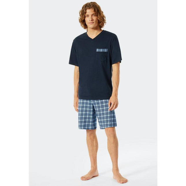 Schiesser Heren Pyjama set kort 176812 - Jambelles