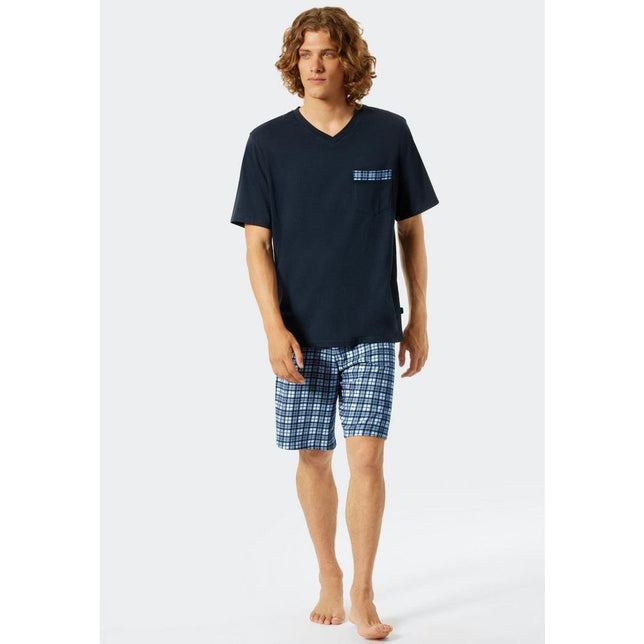 Schiesser Heren Pyjama set kort 176812 - Jambelles