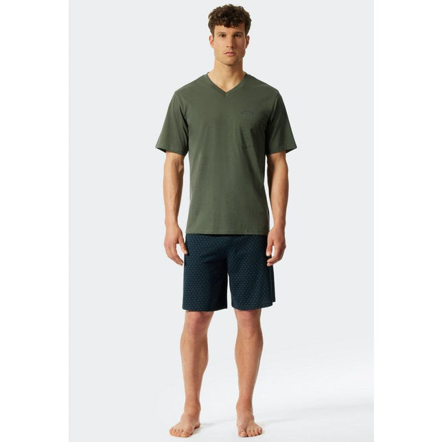 Schiesser Heren Pyjama set kort 176814 - Jambelles