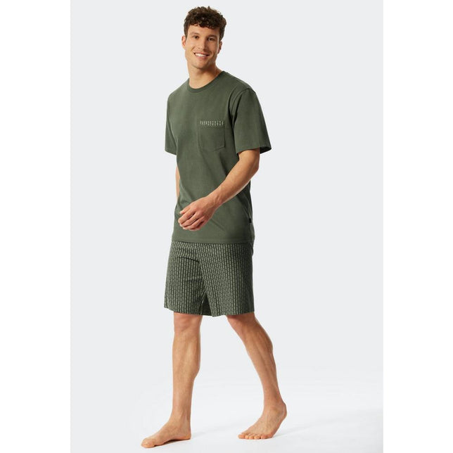 Schiesser Heren Pyjama set kort 176816 - Jambelles