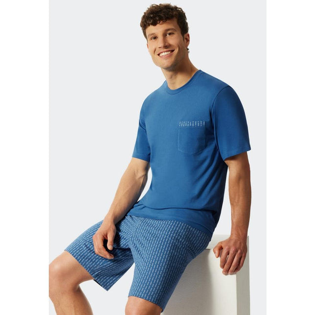 Schiesser Heren Pyjama set kort 176816 - Jambelles