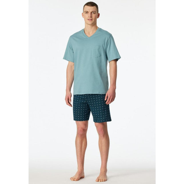 Schiesser Heren Pyjama set Kort 181153 - Jambelles