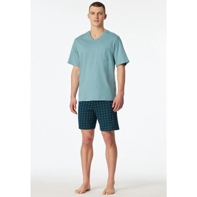 Schiesser Heren Pyjama set Kort 181153 - Jambelles