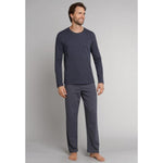 Schiesser Heren Pyjama set lang 159633 - Jambelles