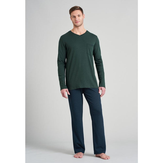 Schiesser Heren Pyjama set lang 175639 - Jambelles