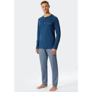 Schiesser Heren Pyjama set lang 176684 - Jambelles