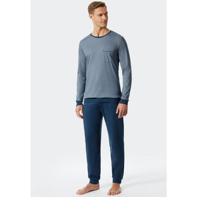 Schiesser Heren Pyjama set lang 176686 - Jambelles