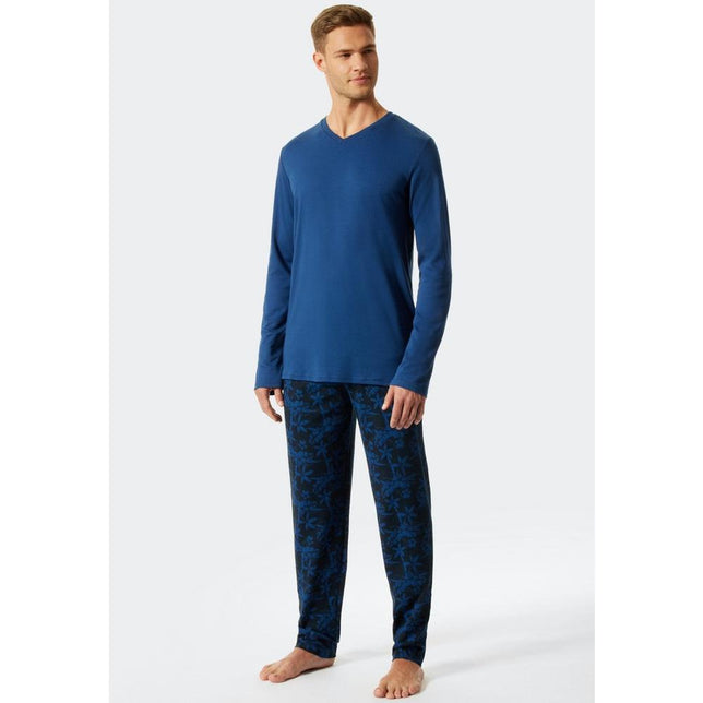 Schiesser Heren Pyjama set lang 176689 - Jambelles