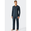 Schiesser Heren Pyjama set lang 176698 - Jambelles