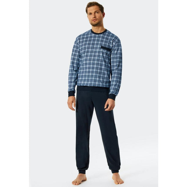 Schiesser Heren Pyjama set lang 176810 - Jambelles