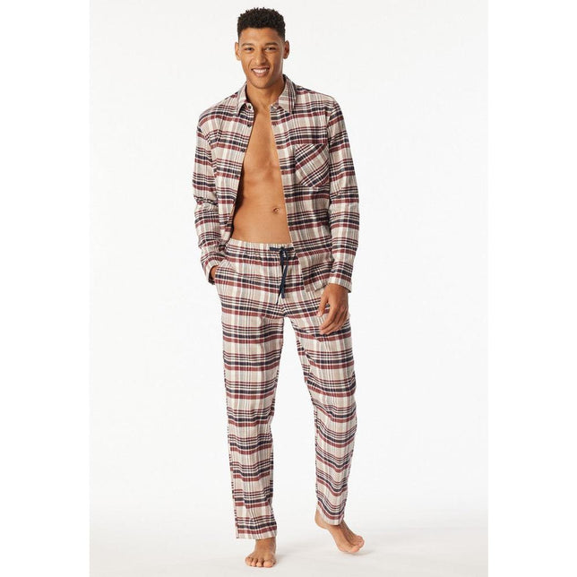 Schiesser Heren Pyjama set Lang 182123 - Jambelles
