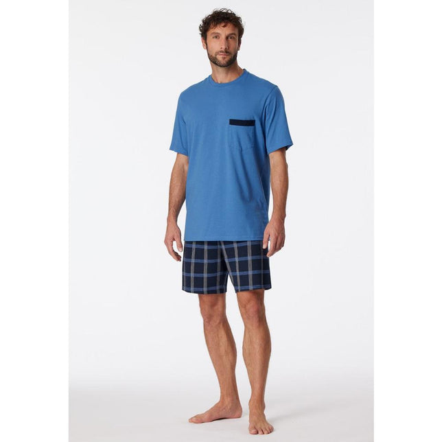 Schiesser Heren Pyjama set Schlafanzug kurz 180261 - Jambelles