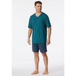 Schiesser Heren Pyjama set Schlafanzug kurz 181153 - Jambelles