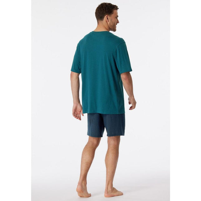 Schiesser Heren Pyjama set Schlafanzug kurz 181153 - Jambelles