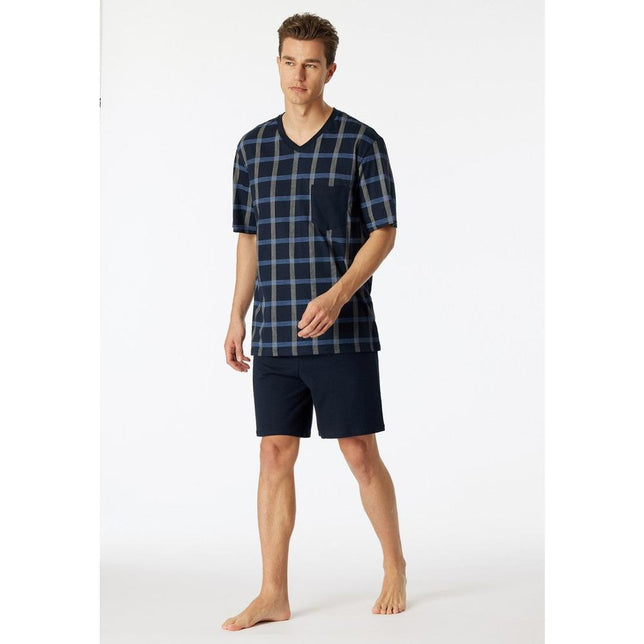 Schiesser Heren Pyjama set Schlafanzug kurz 181161 - Jambelles