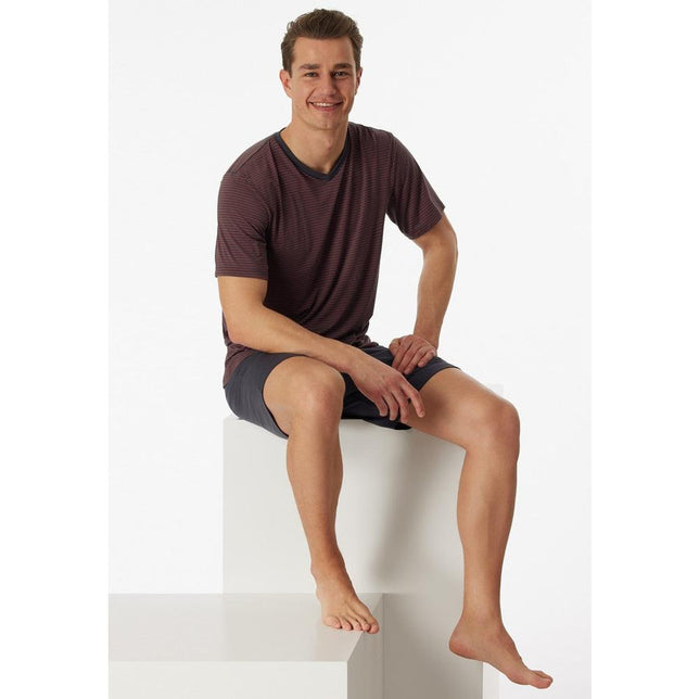 Schiesser Heren Pyjama set Schlafanzug kurz 181178 - Jambelles