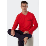 Schiesser Heren Pyjama set Schlafanzug lang 179107 - Jambelles