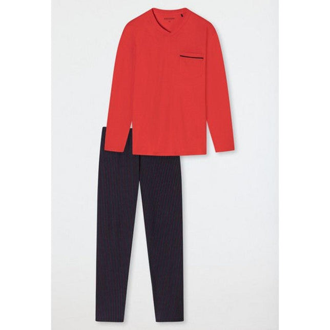 Schiesser Heren Pyjama set Schlafanzug lang 179107 - Jambelles