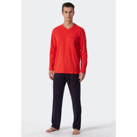 Schiesser Heren Pyjama set Schlafanzug lang 179107 - Jambelles