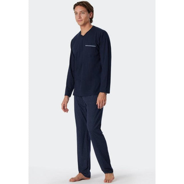 Schiesser Heren Pyjama set Schlafanzug lang 179107 - Jambelles