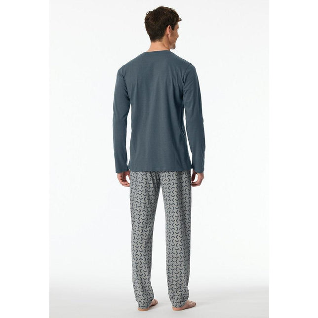 Schiesser Heren Pyjama set Schlafanzug lang 180249 - Jambelles