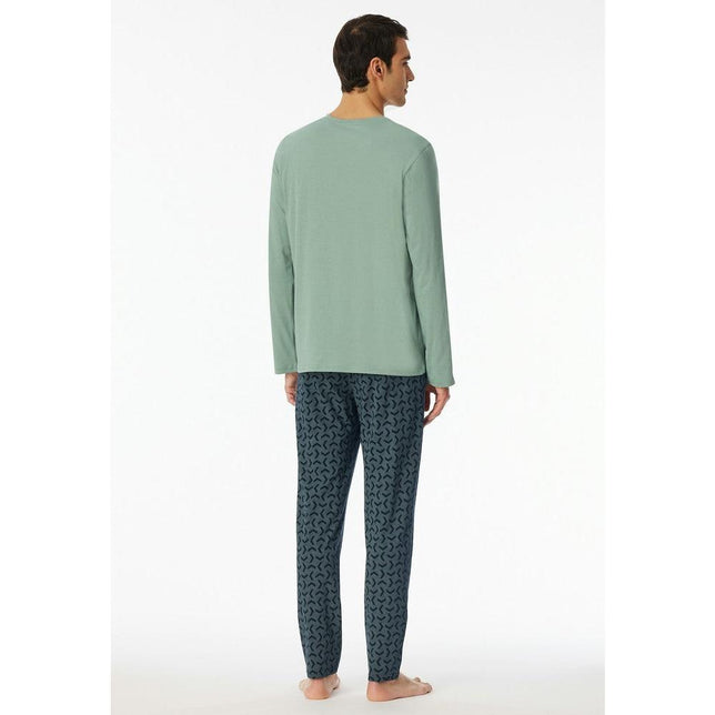 Schiesser Heren Pyjama set Schlafanzug lang 180249 - Jambelles