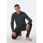 Schiesser Heren Pyjama set Schlafanzug lang 180258 - Jambelles