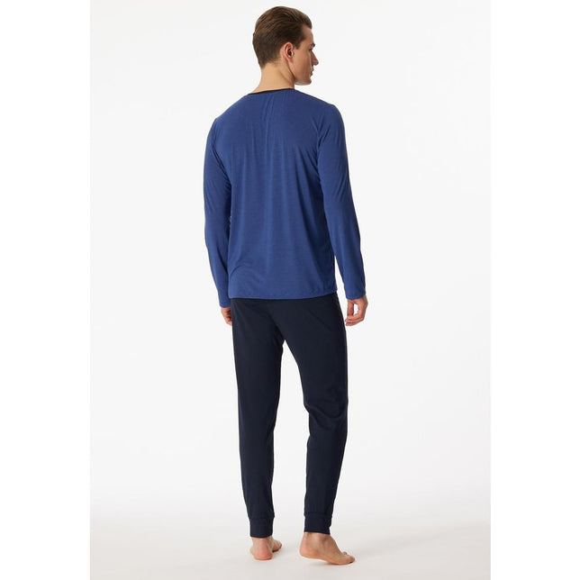Schiesser Heren Pyjama set Schlafanzug lang 180267 - Jambelles