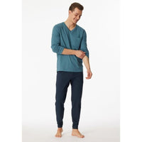 Schiesser Heren Pyjama set Schlafanzug lang 180843 - Jambelles