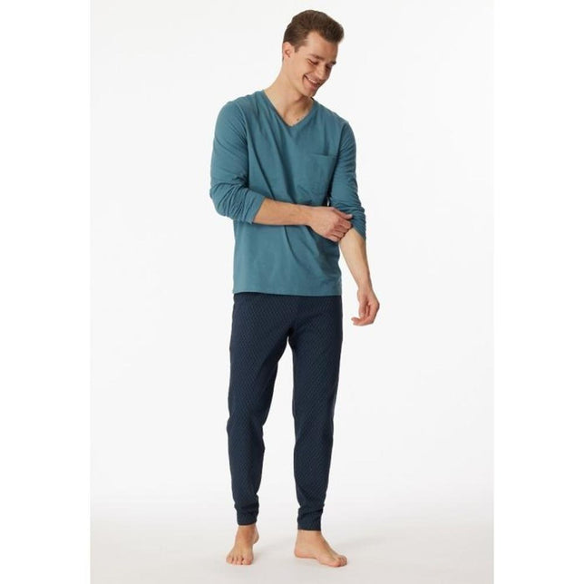 Schiesser Heren Pyjama set Schlafanzug lang 180843 - Jambelles