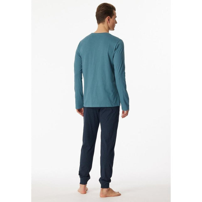 Schiesser Heren Pyjama set Schlafanzug lang 180843 - Jambelles