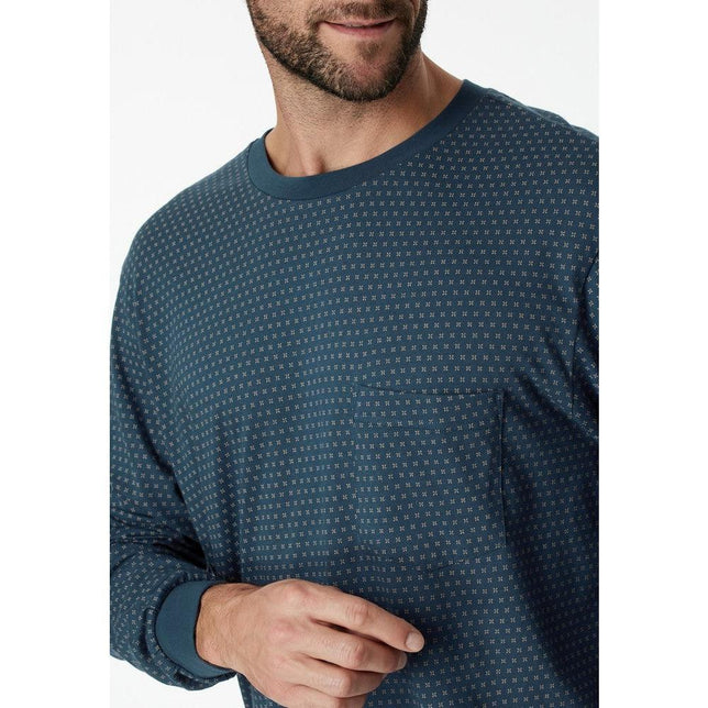 Schiesser Heren Pyjama set Schlafanzug lang 181156 - Jambelles