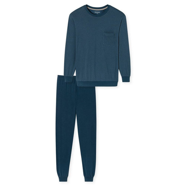 Schiesser Heren Pyjama set Schlafanzug lang 181156 - Jambelles