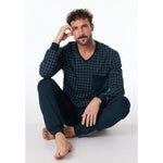 Schiesser Heren Pyjama set Schlafanzug lang 181162 - Jambelles