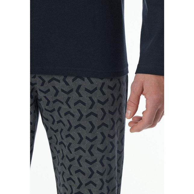 Schiesser Heren Pyjama set Schlafanzug lang 181922 - Jambelles