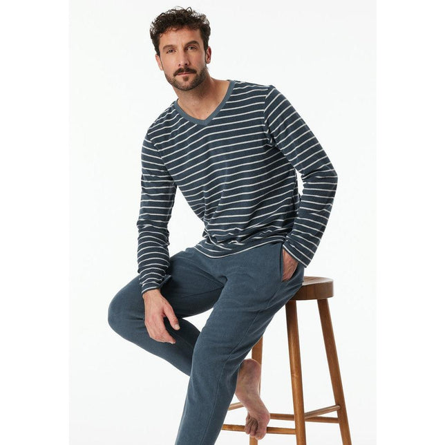 Schiesser Heren Pyjama set Schlafanzug lang 181926 - Jambelles