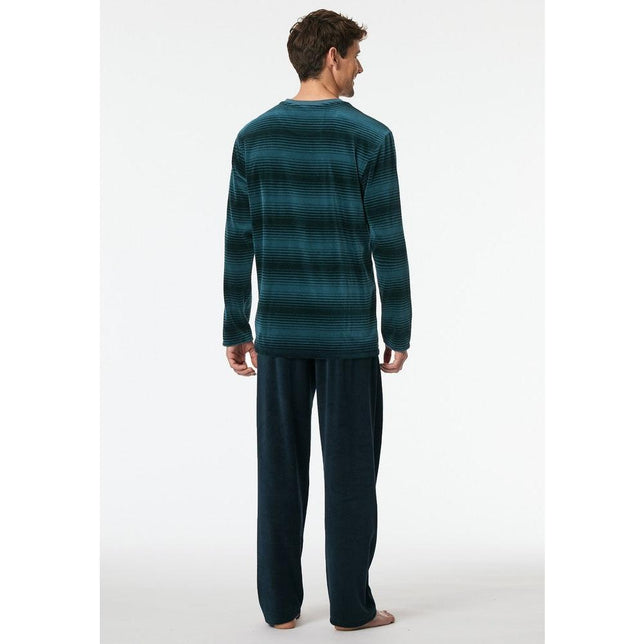 Schiesser Heren Pyjama set Schlafanzug lang 182023 - Jambelles