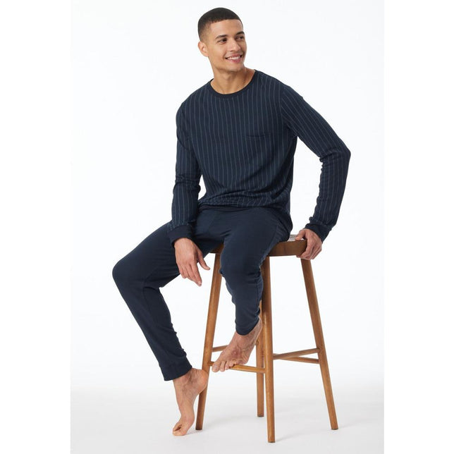 Schiesser Heren Pyjama set Schlafanzug lang 182025 - Jambelles