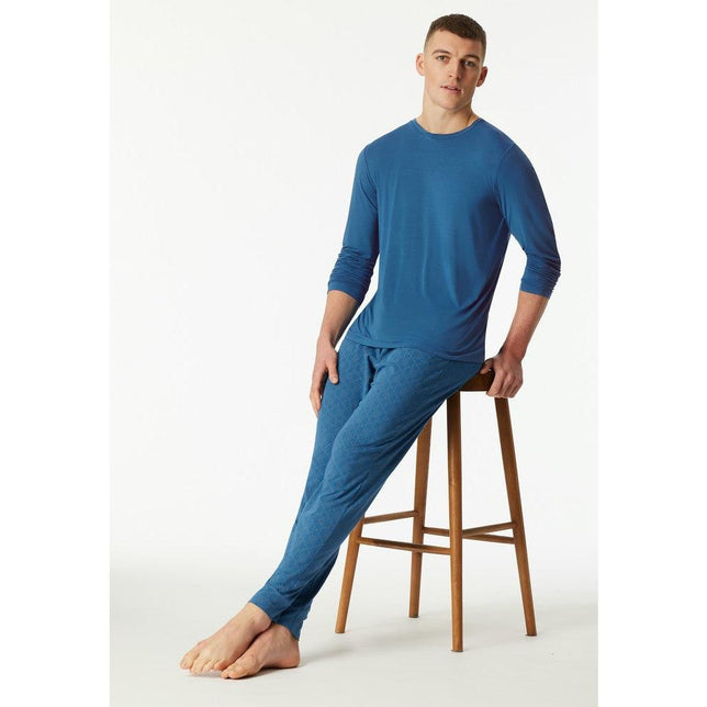 Schiesser Heren Pyjama set Schlafanzug lang 183116 - Jambelles