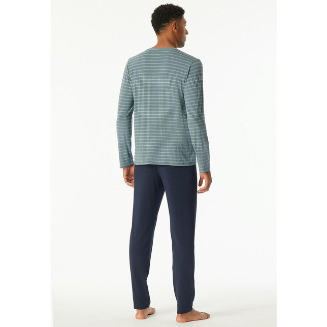 Schiesser Heren Pyjama set Schlafanzug lang 183118 - Jambelles