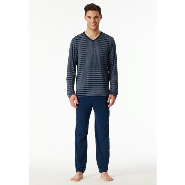Schiesser Heren Pyjama set Schlafanzug lang 183118 - Jambelles