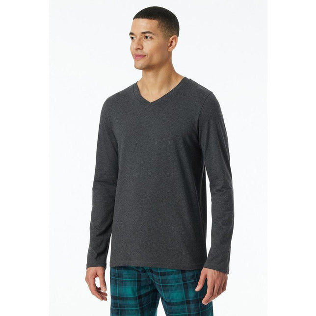 Schiesser Heren Pyjama set Shirt Langarm 182043 - Jambelles