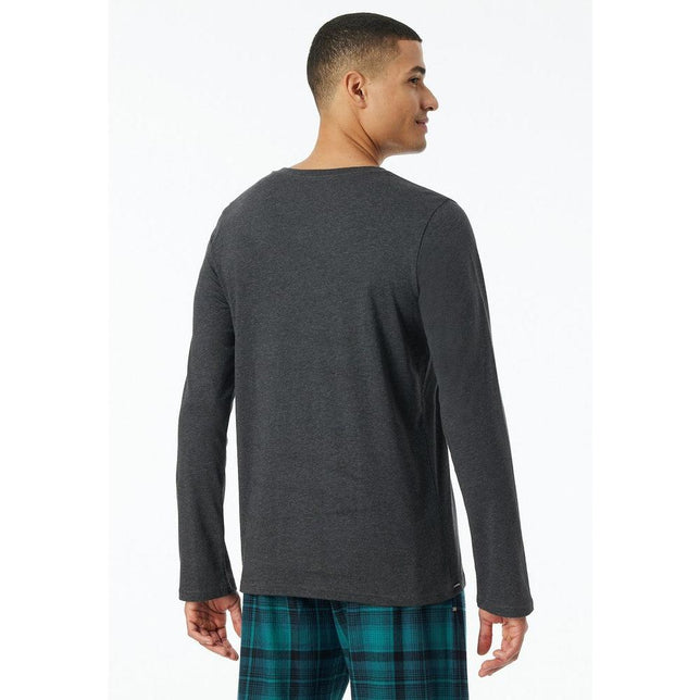 Schiesser Heren Pyjama set Shirt Langarm 182043 - Jambelles