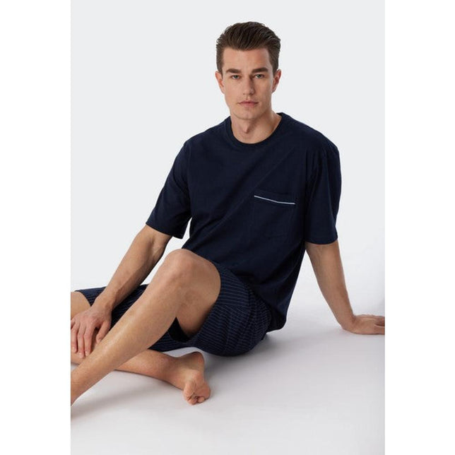 Schiesser Heren Pyjama set Short 179110 - Jambelles