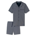 Schiesser Heren Pyjama set Shortama 173861 - Jambelles