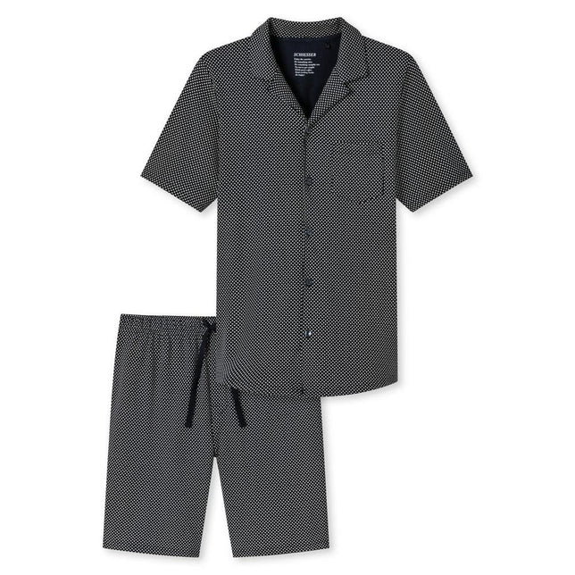 Schiesser Heren Pyjama set Shortama 176827 - Jambelles