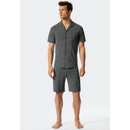 Schiesser Heren Pyjama set Shortama 176827 - Jambelles