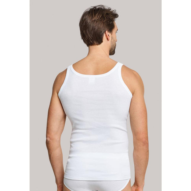 Schiesser Heren Shirt/Hemd Hemd 0/0 Dubbelverpakking Fijnrib CO 100 205144 - Jambelles