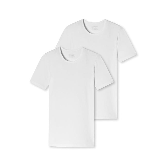 Schiesser Heren Shirt/Hemd Shirt 1/2 arm Ronde Hals 2P 174997 - Jambelles